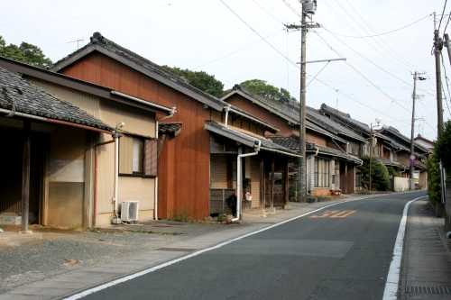 家並み 白須賀 湖西市 静岡県