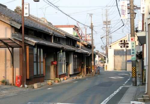 旧東海道二川宿曲尺手 新橋町 二川町 豊橋市 愛知県
