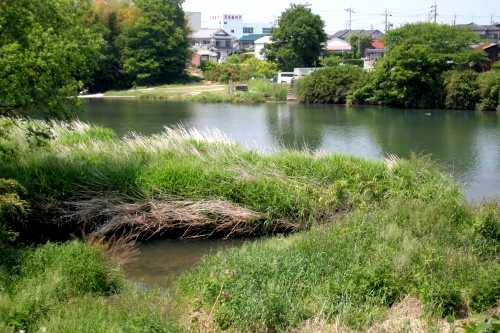 旧太平橋跡・乙川 北棚田 岡町 岡崎市 愛知県