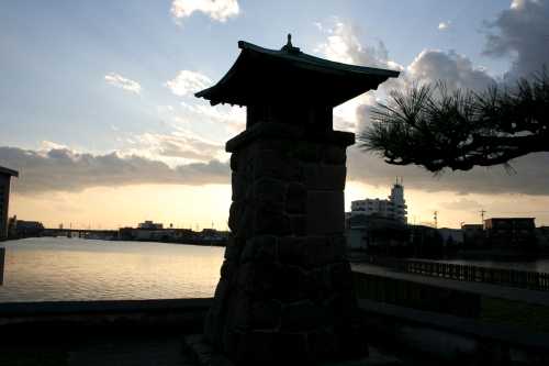 七里の渡し跡・常夜燈 神戸町 熱田区 名古屋市 愛知県