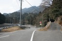 旧東海道（右）旧鈴鹿峠へ 関町坂下 亀山市 三重県