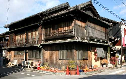 よつや通り家並み 吉津屋町 桑名市 三重県