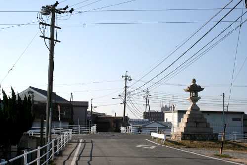 常夜灯 米洗橋 八田３丁目 四日市市 三重県