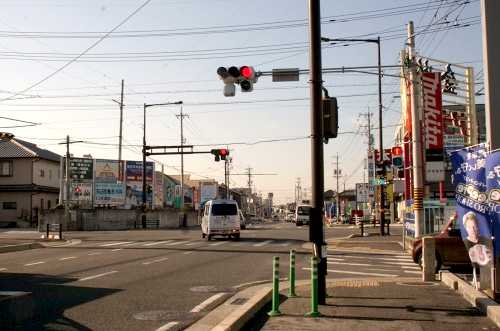 道標 羽津町１丁目 四日市市 三重県