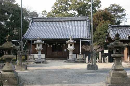日永神社・追分道標 日永４丁目 四日市市 三重県