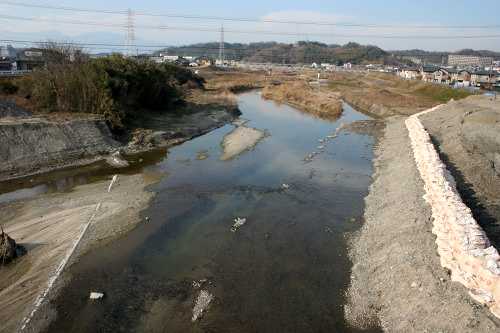 内部（うつべ）川 采女町 四日市市 三重県