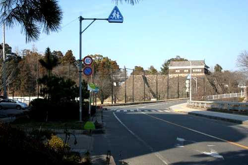 池の側松並木 和田道標 和田町 亀山市 三重県