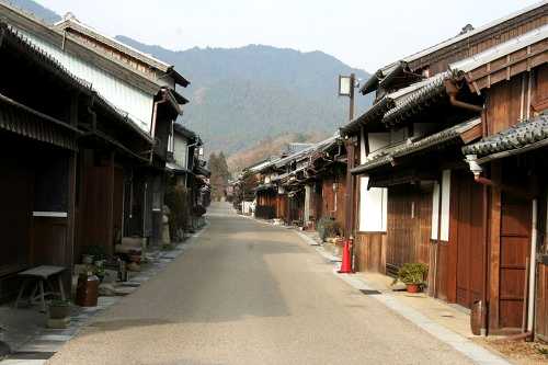 町並み 関町新所 亀山市 三重県