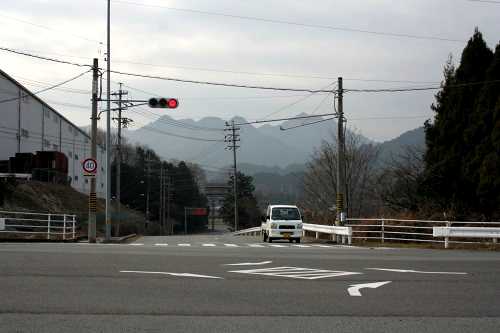 大和街道(国道25号)分岐点 関町新所 亀山市 三重県
