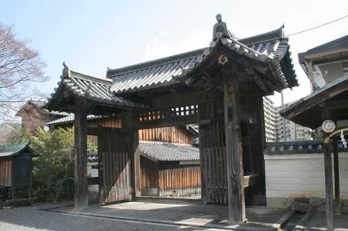 篠津神社表門 中庄１丁目 大津市 滋賀県