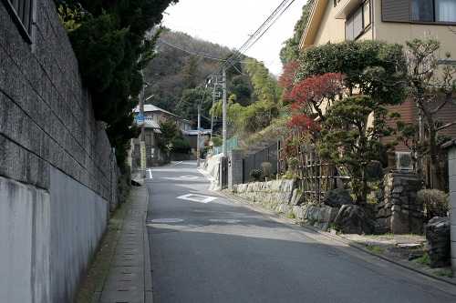 旧東海道 日ノ岡坂脇町 山科区 京都市