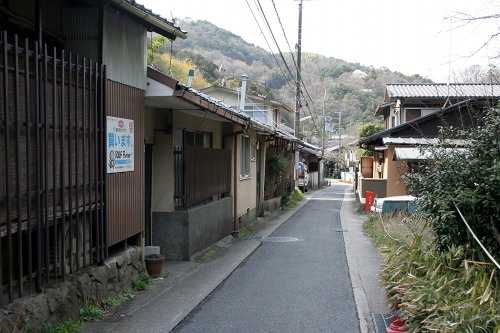 日ノ岡峠・旧東海道 北花山山田町 山科区 京都市
