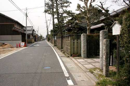 目川一里塚跡 目川 栗東市 滋賀県