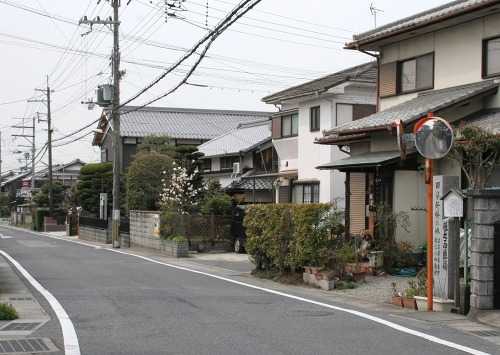 目川立場田楽茶屋元伊勢屋跡 目川 栗東市 滋賀県