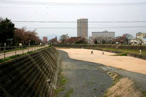 旧草津川 草津大路３丁目 草津市 滋賀県