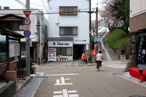 中山道・東海道合流点 草津1丁目 草津市 滋賀県