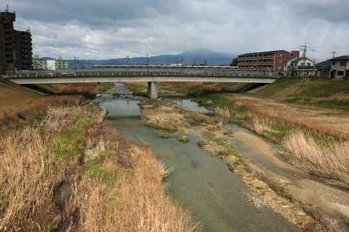 草津川 矢倉１丁目 草津市 滋賀県