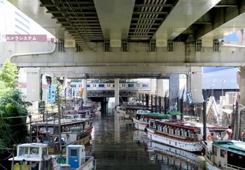 金杉橋より古川 東海道