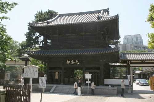 泉岳寺山門 高輪 東海道