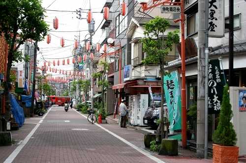 三原通り 仲町商店街 大森本町2丁目 大田区 旧東海道