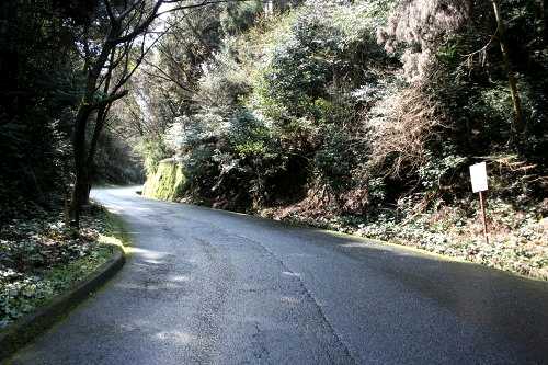 小関越えの道 園城寺町 大津市 滋賀県