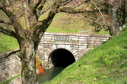 琵琶湖第一疏水 第一トンネル出口 藤尾奥町 大津市 滋賀県