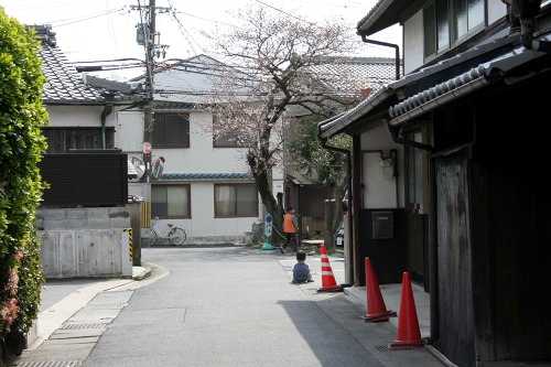 小関越え 東海道合流点 横木1丁目 大津市 滋賀県