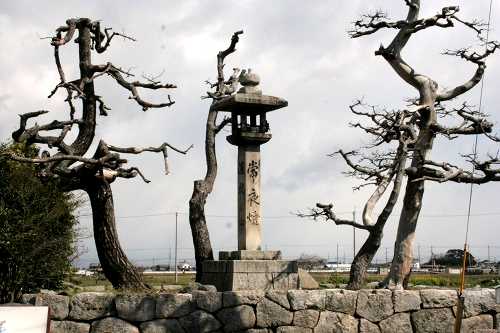 矢橋港跡 常夜灯(弘化3年) 矢橋町 草津市 滋賀県