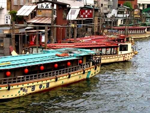 神田川 浅草橋より 東京