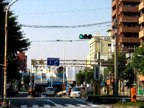 奥州街道（吉野通り） コツ通り商店街へ 南千住