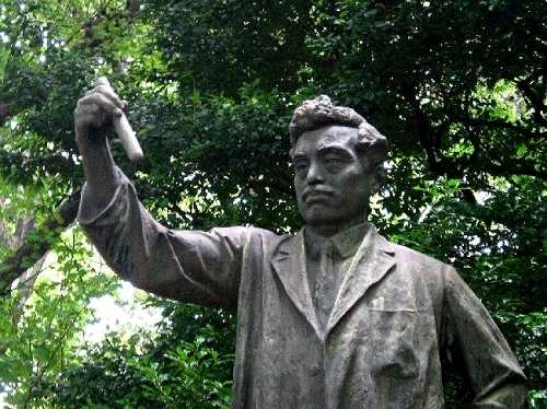 野口英世像 上野公園