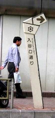 入谷口通り起点 上野