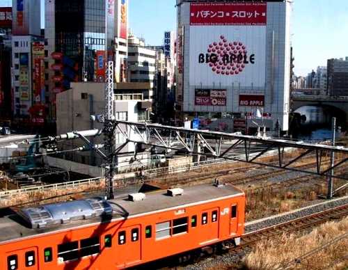 中央線 旧万世橋駅ホーム跡 万世橋交差点 交通博物館屋上 より