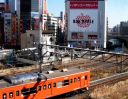 中央線 旧万世橋駅ホーム跡 万世橋交差点 交通博物館屋上 より