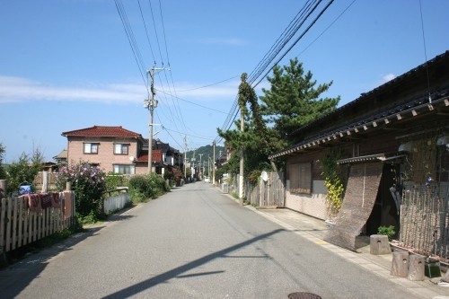 旧羽州浜街道 早田 鶴岡市 山形県