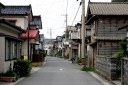 旧羽州浜街道・暮坪家並み 温海 鶴岡市 山形県