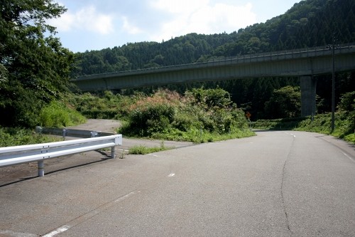 旧道入口 中山 鶴岡市 山形県