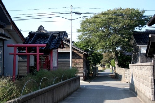 旧羽州浜街道 浜中 酒田市 山形県