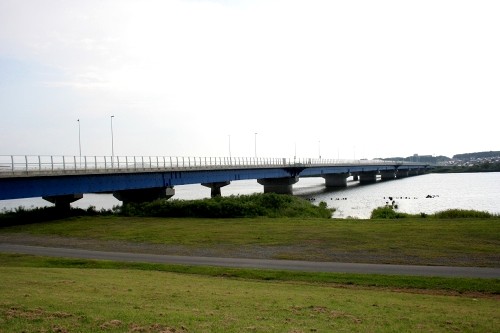 出羽大橋・最上川 入船町 酒田市 山形県