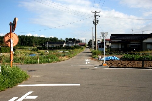 旧羽州浜街道 比子白木 遊佐町 鮑海郡 山形県