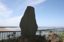 芭蕉句碑 西楯 吹浦 遊佐町 鮑海郡 山形県