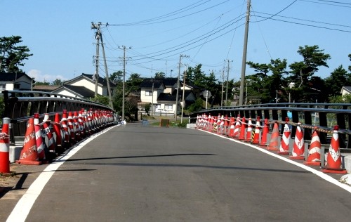 旧羽州浜街道・奈曽川白糸橋 ウヤムヤノ関 関 象潟町 にかほ市 秋田県
