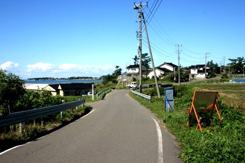 旧羽州浜街道 建石 関 象潟町 にかほ市 秋田県