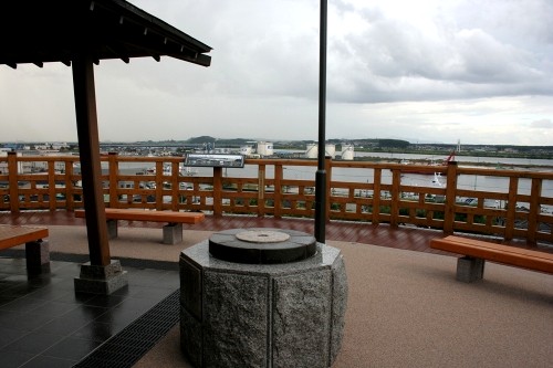 方角石 日和山公園 南新町 酒田市 山形県
