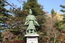 佐竹義尭公銅像 千秋公園 秋田市 秋田県