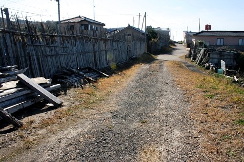 旧羽州浜街道 深沢 親川 由利本荘市 秋田県