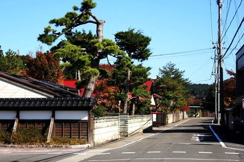 町並み 新町 岩城亀田亀田町 由利本荘市 秋田県