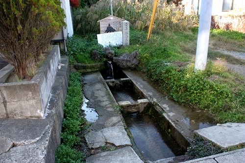 愛宕下地蔵湧水 新屋日吉町 秋田市 秋田県