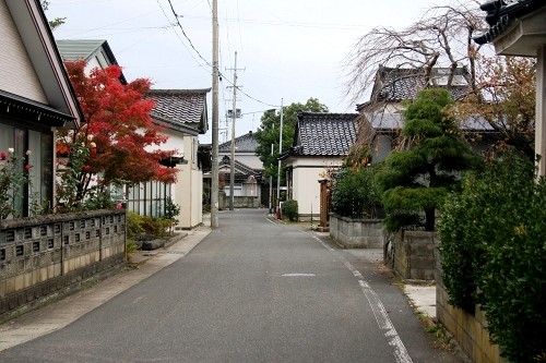 家並み 三嶽前 黒川 にかほ市 秋田県