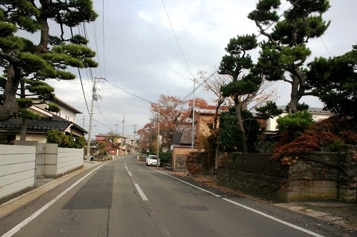 旧羽州浜街道 古雪町 由利本荘市 秋田県